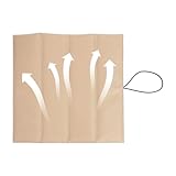 & RESILIENT FOAM: Built with high-quality and resilient padding, this sturdy cushion maintains its aesthetic shape and supportive comfort even after repeated use on rough terrain like rocky garden paths or hard wooden porches.