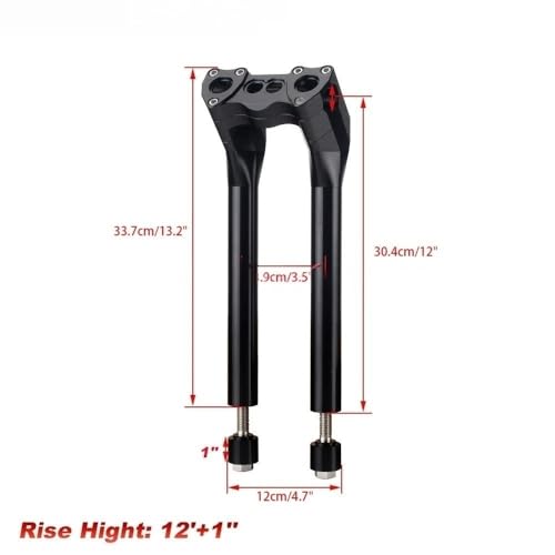 Manillar para Motocicleta Elevador Modular 6" para Transformación Custom de Sportster 2
