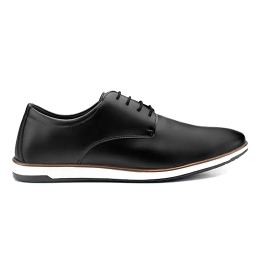 Sapato Masculino Oxford Derby Social Casual Confortável Resistente Elegante (Preto, BR, Adulto, Numérico, 43)