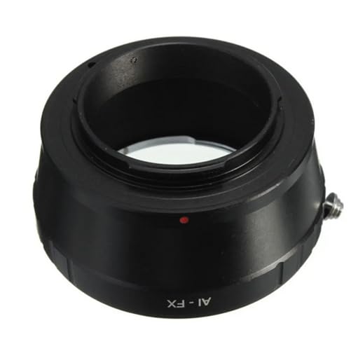 Anello Adattatore AI-FX per Obiettivi con Attacco Compatibile con Nikon F AI AF su Fotocamere Compatibili con Fujifilm X-Mount | Innesto in Alluminio per Serie X-Pro, X-T, X-E