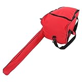 Aufbewahrungstasche für Kettensägen, Tragbare Oxford-Kettensägen-Tragetasche Halter für Schutzbox für Rasenmäher(Red)