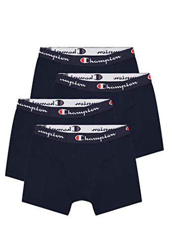 Calzoncillos Champion tipo bóxer en pack de 4 unidades talla XXL y color azul marino