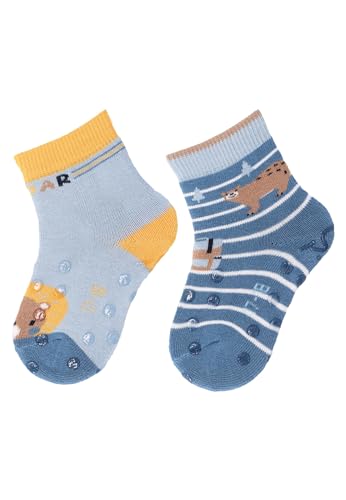 Abs Crawl Socks, Pack of 2 Lion and Bear Boys Socks (2-Pack)