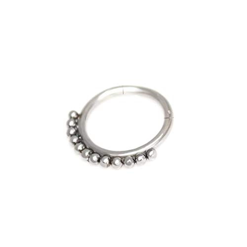 Septum Ring, Daith Earrings Surgical Steel, Septum Piercing, Daith Jewelry, Septum Clicker