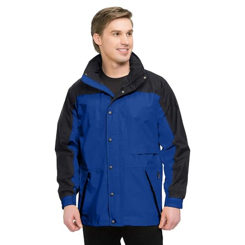 Image of AFC Nylon Water Resistant Parka Jacket Mesh Lining 4 Colors Big & Tall Jacket