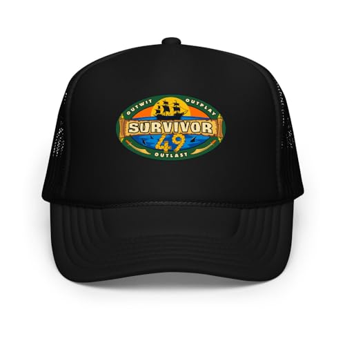 Survivor Season 49 Logo Trucker Hat - Officially Licensed - Black