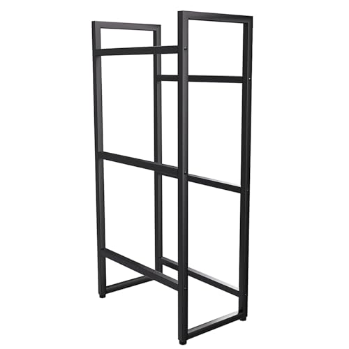 TroniTechnik® Getränkekistenregal GK03, 3 Kisten, Schwarz, 55x32x112 cm – Ansicht 5