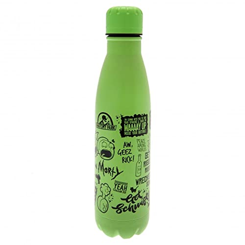 Rick and Morty MDB25403 - Botella de acero (500 ml), diseño con citas de adulto, unisex, multicolor, 500 ml