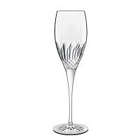 Luigi Bormioli C483 Diamante Prosecco Glass 4 Pieces, 220 ml Capacity Clear (Pack of 1)