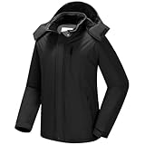 CAMELSPORTS Men's Winter Jacket, Windproof Waterproof Ski Snow Coat, Thermal Insulated Puffer Parka for Cold Weather