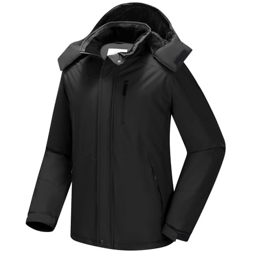 CAMELSPORTS Men's Winter Jacket Windproof Ski Snow Jacket