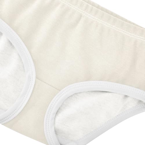 Joisal Beige Cream Girls Underwear Toddlers 2t Cotton Panties Little Girl Stylish Briefs Kids Undies4