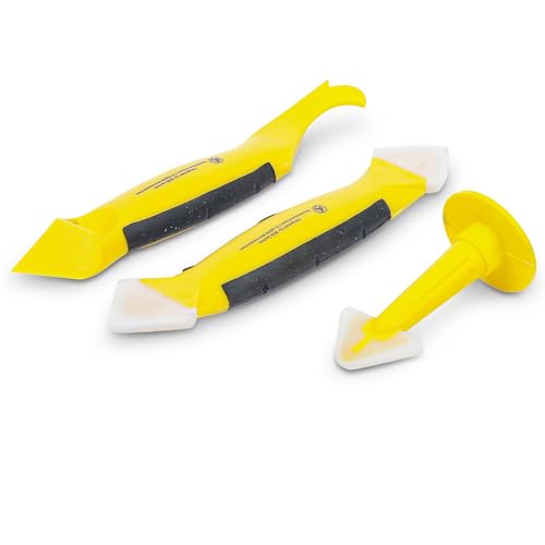 BGS Diy 85213 | Décolleur de joint silicone et jeu de spatules | 3 pièces