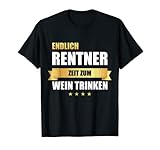 Rentner Weintrinken - Copa de vino Camiseta