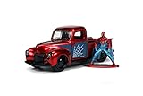 diecast toys in pakistan Freilauf, Die-Cast, zu öffnende Türen, Gummireifen, mit Die-cast Spider-Man Figur, 14 cm, rot/blau