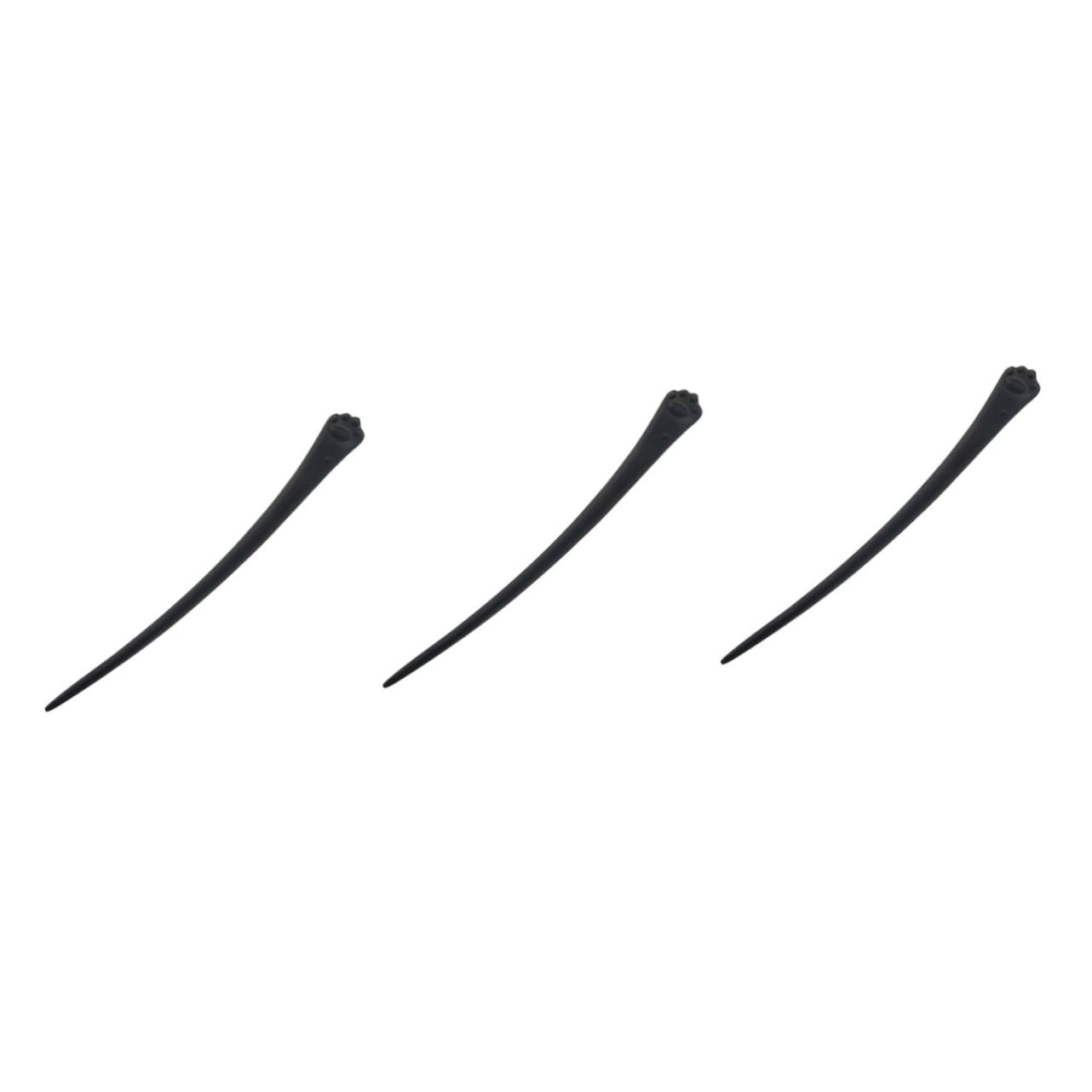 Healeved 3piezas Horquilla De Madera Retro Diseño De Patita De Gato Para Peinados Elegantes y Casual Accesorio De Cabello Para Mujeres y Niñas