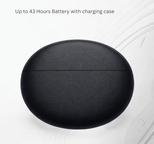 Image of Original Bluetooth for OnePlus Buds Pro 3 Premium Earbuds with Advanced Spatial Audio, Powerful Bass Drive, Smart Adaptive Noise Cancellation, Fast Auto Pairing (Black)