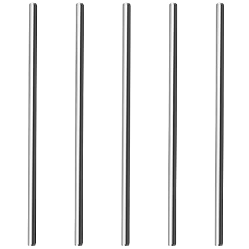 Image of Fielect 2mm Round Rod Stainless Steel Silver Tone Solid Core For Model Plane Model Ship 20Pcs 60x2mm
