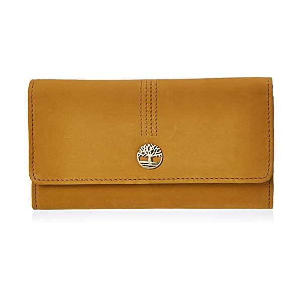 Timberland Women’s Leather RFID Flap Wallet Clutch Organizer