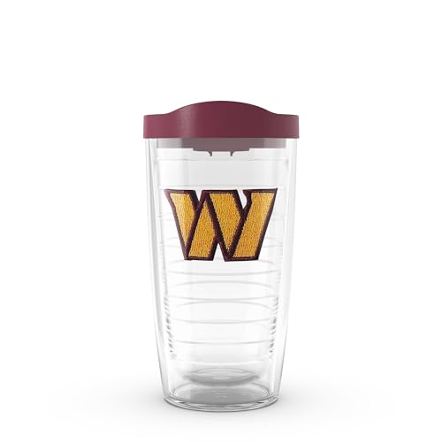 Image of Tervis NFL Washington Commanders Logo Made in USA Double Walled Insulated Tumbler, 16oz, Classic