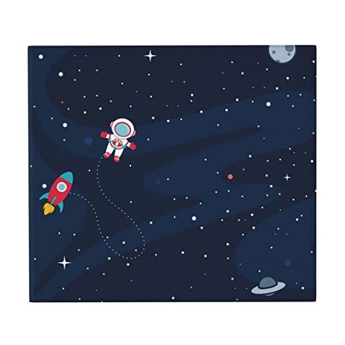 Astronaut Galaxie Rakete Geschirr Abtropfmatte Mikrofaser Geschirrmatte saugfähig wendbar Abtropfmatte Abtropfmatte Cover