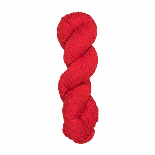 Image of Ganga Alisha Hand Knitting Yarn, 100% Acrylic Pack of 300 GMS (ALS06 - Hot Red)