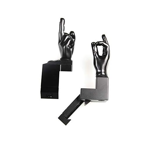 Stinger Novelty Finger Sight Set, Fixed Offset 45 Degree Backup Front and Rear Iron Sight BUIS Set, Fit Picatinny Rail and Weaver (Offset 45 Degree)