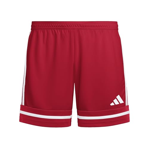 Adidas Mixte Enfant SQUADRA25 Short Kids, Team Power Red 2/Team Power Red 2/White, 11-12 Years