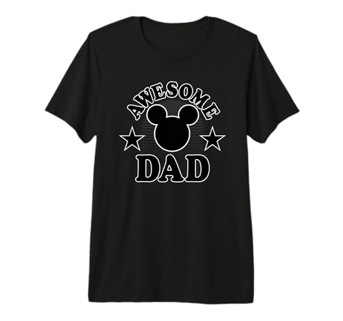 T-shirt Mickey Awesome Dad Disney : le cadeau idéal pour la Fête des Pères