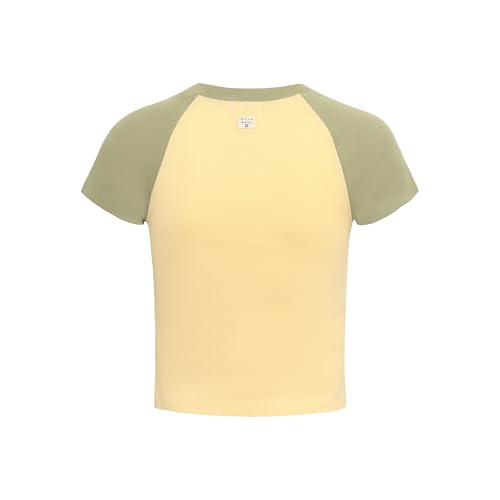 Billabong Girls' Premium Short Sleeve Raglan Graphic Tee, Crew Neck T-Shirt, Soft & Comfortable2