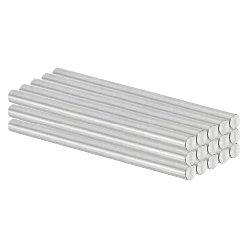 PATIKIL 5mm x 90mm Dowel Pin Stainless Steel, 15 Pcs 304 Stainless Steel Pegs Shelf Pins Rod Support Metal Fasten Elements for Shelves Furniture Fixing Component, Silver