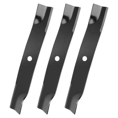 IDEASURE TCU15881 High Lift Blades for 60 Deck M128485 Mower Blades Compatible with John Dee-re 737 757 797 997 Lawn Mower Replaces M131958 M144196 M163983 3 Pack