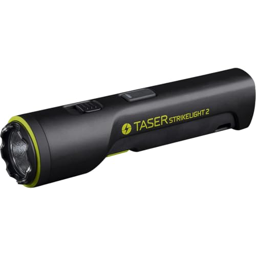 TASER StrikeLight 2 Rechargeable Self-Defense Flashlight with Painful 10 µC Stun Charge | Portable,...