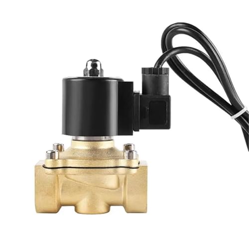 Électrovanne 3/4 120VAC en laiton normalement fermée pour contrôle d'eau