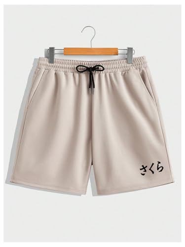 Men's 2 Piece Tracksuits Short Sleeve Floral Graphic Tees and Drawstring Track Shorts Set3