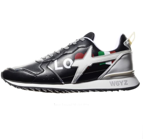 ☆SALE 新品 送料込☆ W6YZ ウィズ スニーカー メンズ 黒 ☆