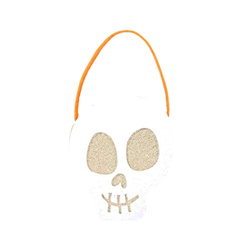 Preisvergleich Produktbild JoyRolly Kürbis Halloween Leckerli Taschen Kinder Tragetaschen Halloween Süßigkeiten / Bonbons Dekoration Partyangebot für Kinder (F) E