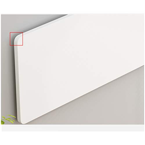 Table murale pliante en bois blanc 50x30cm avec supports