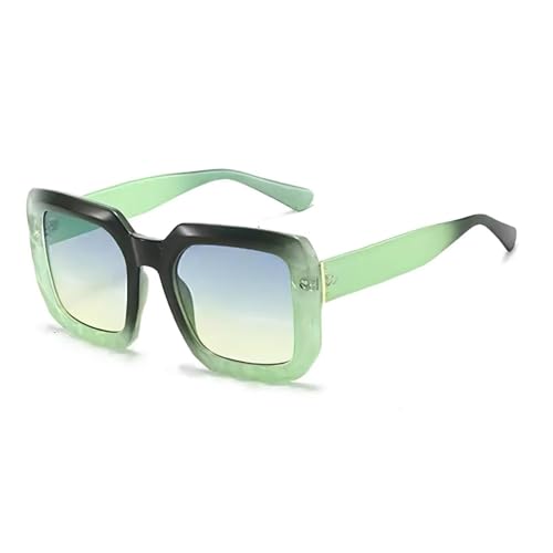 Lunettes de soleil vintage femmes aux verres dégradés marron et noir