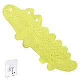 Antiscivolo e sicuro. Questo tappetino da bagno antiscivolo si attacca saldamente grazie alle 185 ventose resistenti. Questo Tappetino da bagno si tiene attaccato alla vasca da bagno grazie alle potenti ventose, non scivola e non si sposta. Tieni i tuoi piedi al sicuro senza paura di scivolare. L'elegante design e il motivo decoreranno il bagno.