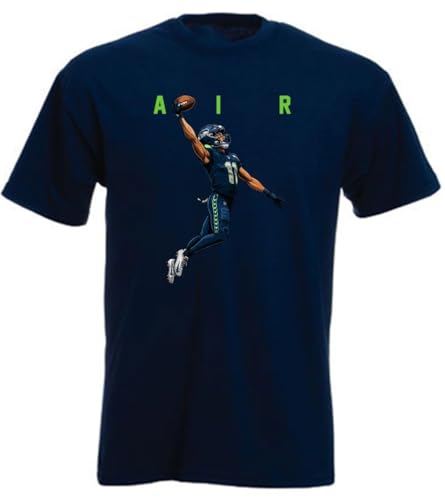 Jaxon Smith-Njigba AIR JSN Seattle Shirt T-Shirt Adult Large Navy Blue