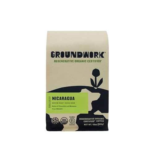 Groundwork Organic Regenerative Nicaragua Whole Bean