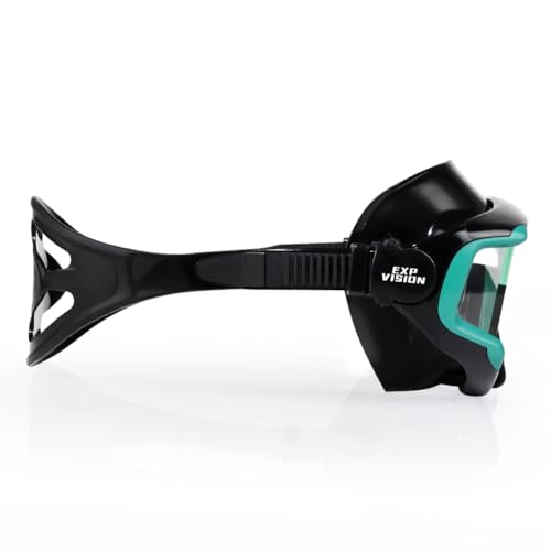 Image of Adult Pano 3 Scuba Diving Mask, Tempered Glass Snorkel Mask Anti-Fog Swim Mask No Leakage Swim Goggles with Nose Cover Snorkeling Gear for Snorkeling, Freediving, Swimming