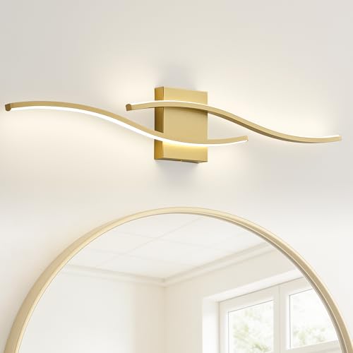 Image of KARTOOSH Hardwired Gold Vanity Lights for Bathroom