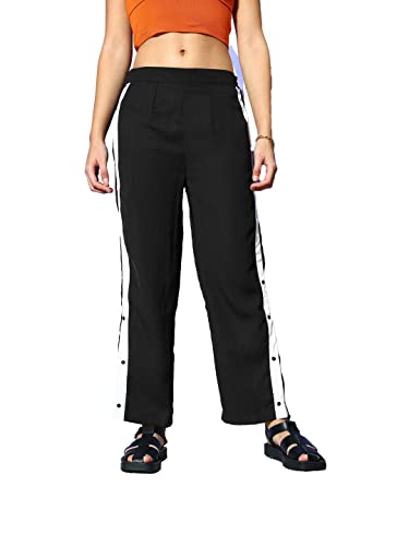 Image of PANIT Women Stylish Mustard Solid Slitted Trousers