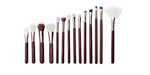 URBANMAC Makeup Cosmetics Brush Tool Rose Golden SET OF 15