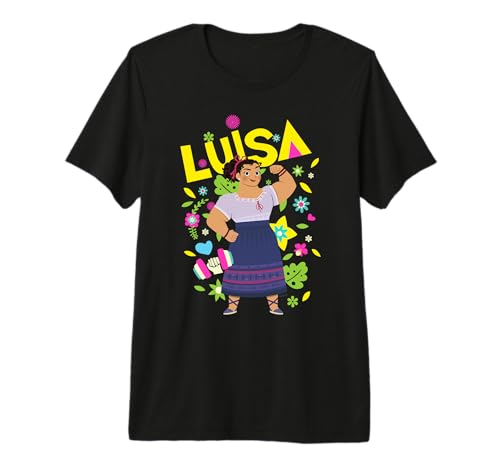 T-shirt Encanto Luisa Madrigal en coton premium pour fan de Disney