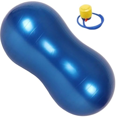 Pelota de ejercicio de PVC grueso con forma de maní resistente a la presión 2