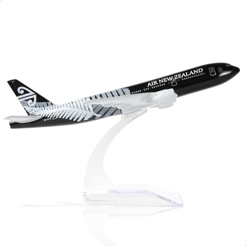 Avión Boeing 777 Nueva Zelanda 1:400 en metal fundido de 6 pulgadas con soporte