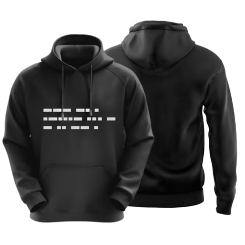 Image of Fuda : MS Dhoni Hoodie for Men & Women| Morse Code Tribute| One Last Time | 100% Cotton Bio-Washed Hoodie, 350 GSM for Ultimate Comfort.